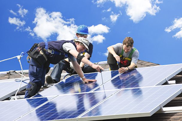 Zonnepanelen installatie